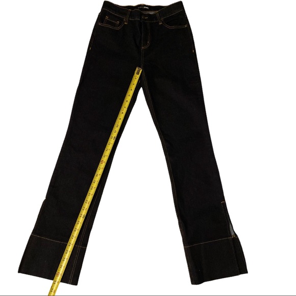 Versailles Side Split Bootcut Jeans - Rinse Blue Wash - Picture 5 of 8